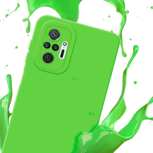 Xiaomi RedMi NOTE 10 PRO Fodral Skal Case Cover av flexibelt TPU-silikon Bobilskydd