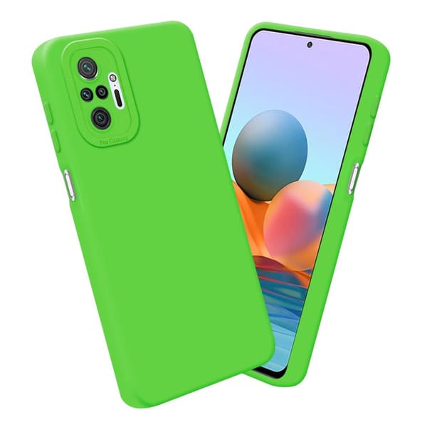 Xiaomi RedMi NOTE 10 PRO Fodral Skal Case Cover av flexibelt TPU-silikon Bobilskydd