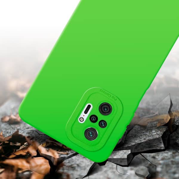 Xiaomi RedMi NOTE 10 PRO Fodral Skal Case Cover av flexibelt TPU-silikon Bobilskydd