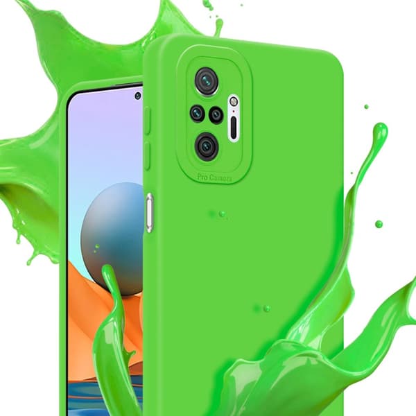Xiaomi RedMi NOTE 10 PRO Fodral Skal Case Cover av flexibelt TPU-silikon Bobilskydd