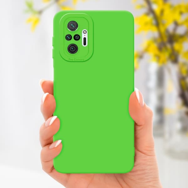 Xiaomi RedMi NOTE 10 PRO Fodral Skal Case Cover av flexibelt TPU-silikon Bobilskydd