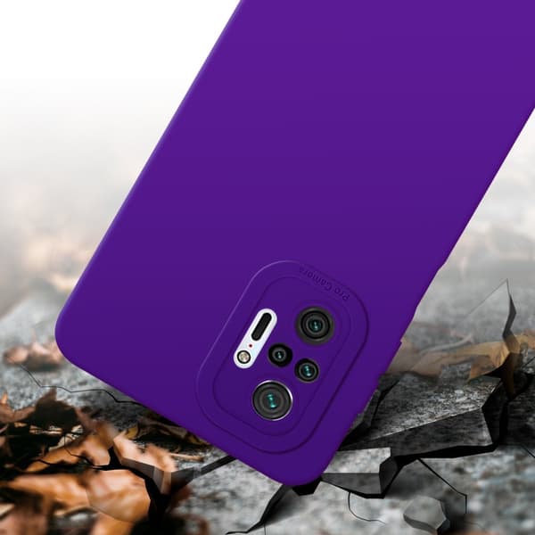 Xiaomi RedMi NOTE 10 PRO Suojakuori Suojakotelo valmistettu joustavasta TPU-silikonista