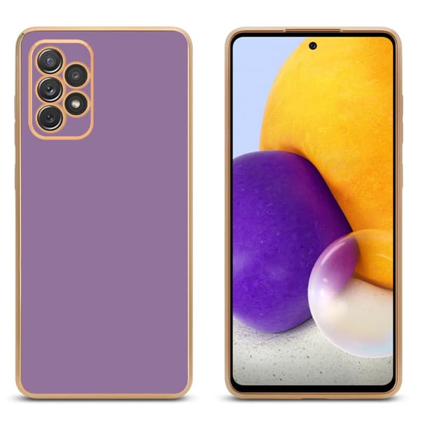 Samsung Galaxy A72 4G / 5G Fodral Mobilskydd Skal av flexibel TPU-silikon och med kameraskydd