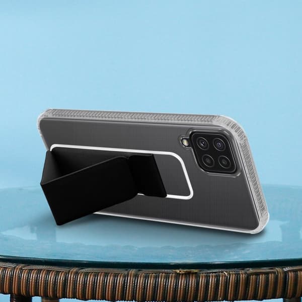 Samsung Galaxy A22 4G / M22 / M32 4G Skal Fodral Mobilskydd Skyddsfodral Case Cover av flexibelt TPU-silikon med hållare och stativfunktion