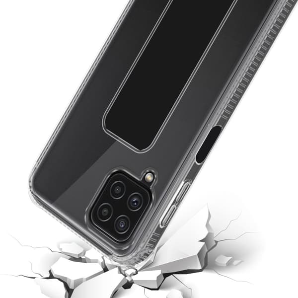 Samsung Galaxy A22 4G / M22 / M32 4G Skal Fodral Mobilskydd Skyddsfodral Case Cover av flexibelt TPU-silikon med hållare och stativfunktion