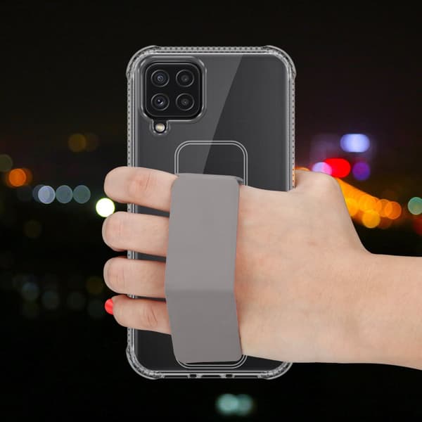 Samsung Galaxy A22 4G / M22 / M32 4G Skal Fodral Mobilskydd Skyddsfodral Case Cover av flexibelt TPU-silikon med hållare och stativfunktion