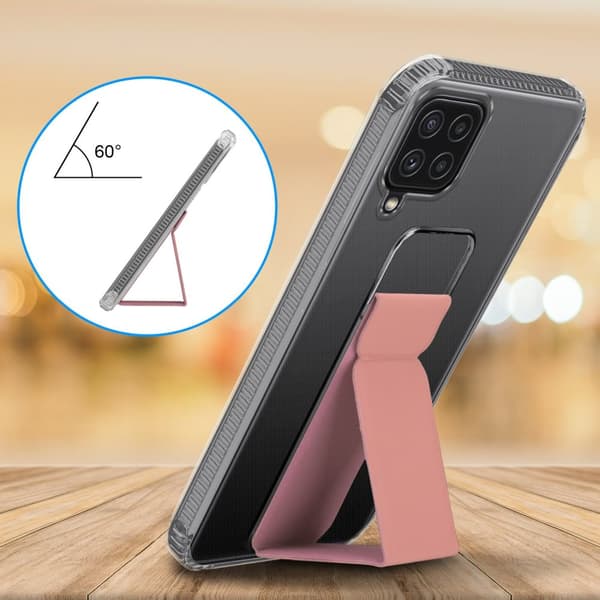 Samsung Galaxy A22 4G / M22 / M32 4G Skal Fodral Mobilskydd Skyddsfodral Case Cover av flexibelt TPU-silikon med hållare och stativfunktion