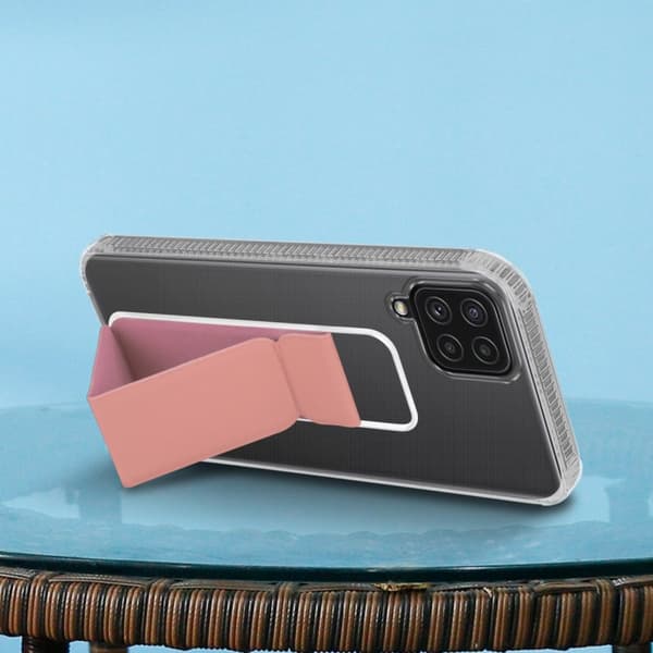 Samsung Galaxy A22 4G / M22 / M32 4G Skal Fodral Mobilskydd Skyddsfodral Case Cover av flexibelt TPU-silikon med hållare och stativfunktion