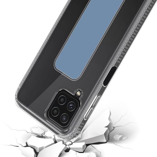 Samsung Galaxy A22 4G / M22 / M32 4G Skal Fodral Mobilskydd Skyddsfodral Case Cover av flexibelt TPU-silikon med hållare och stativfunktion