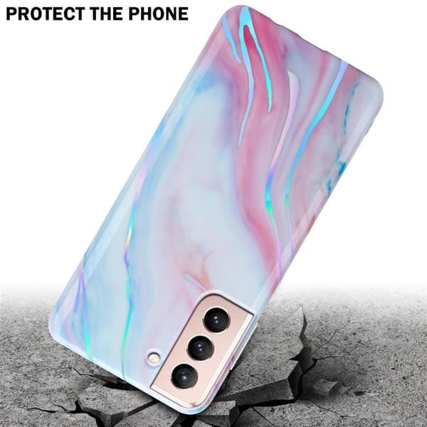 Samsung Galaxy S21 5G Skal Fodral Mobilskydd av TPU-silikon med mosaikmönster