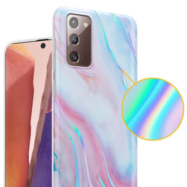 Samsung Galaxy NOTE 20 Skal Fodral Mobilskydd av TPU-silikon med mosaikmönster
