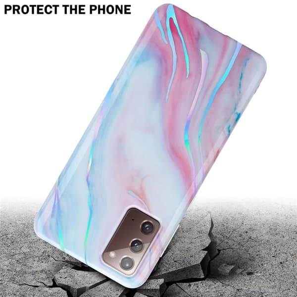 Samsung Galaxy NOTE 20 Skal Fodral Mobilskydd av TPU-silikon med mosaikmönster