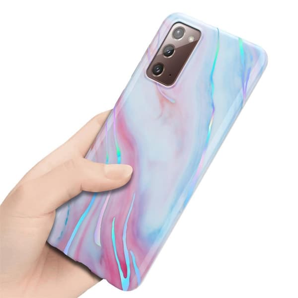 Samsung Galaxy NOTE 20 Skal Fodral Mobilskydd av TPU-silikon med mosaikmönster