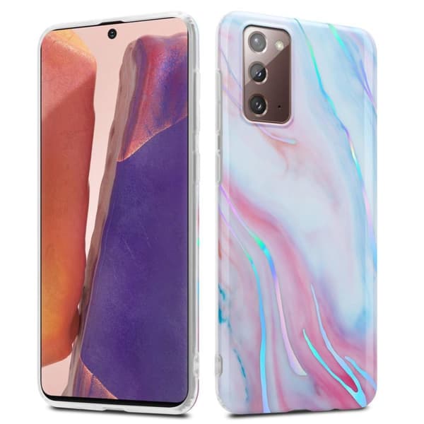 Samsung Galaxy NOTE 20 Skal Fodral Mobilskydd av TPU-silikon med mosaikmönster