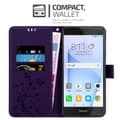 Miniatyrbilde 3 av 8: Deksel til Honor 8 / 8 PREMIUM Lommebokdeksel i blomster design med magnetisk lukking, stativfunksjon og kortplasser