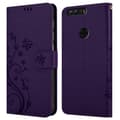 Miniatyrbilde 8 av 8: Deksel til Honor 8 / 8 PREMIUM Lommebokdeksel i blomster design med magnetisk lukking, stativfunksjon og kortplasser
