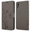 Miniatyrbild 8 av 8: Huawei P20 Skal Fodral i blomdesign Mobilskydd Case Cover med magnetisk stängning, ståfunktion och kortplatser