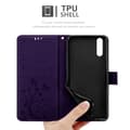 Miniatyrbild 6 av 8: Huawei P20 Skal Fodral i blomdesign Mobilskydd Case Cover med magnetisk stängning, ståfunktion och kortplatser