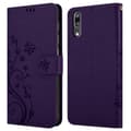 Miniatyrbild 8 av 8: Huawei P20 Skal Fodral i blomdesign Mobilskydd Case Cover med magnetisk stängning, ståfunktion och kortplatser