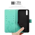 Miniatyrbild 6 av 8: Huawei P20 Skal Fodral i blomdesign Mobilskydd Case Cover med magnetisk stängning, ståfunktion och kortplatser