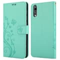 Miniatyrbild 8 av 8: Huawei P20 Skal Fodral i blomdesign Mobilskydd Case Cover med magnetisk stängning, ståfunktion och kortplatser