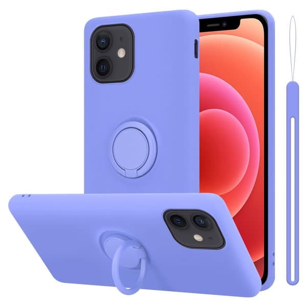 iPhone 12 MINI Cover Etui Case () LIQUID LYS LILLA