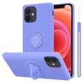 Miniatyrbild 1 av 8: iPhone 12 MINI Skal Fodral Mobilskydd av flexibelt TPU-silikon med ring Skyddsfodral Case Cover