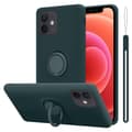 Miniatyrbild 1 av 8: iPhone 12 MINI Skal Fodral Mobilskydd av flexibelt TPU-silikon med ring Skyddsfodral Case Cover
