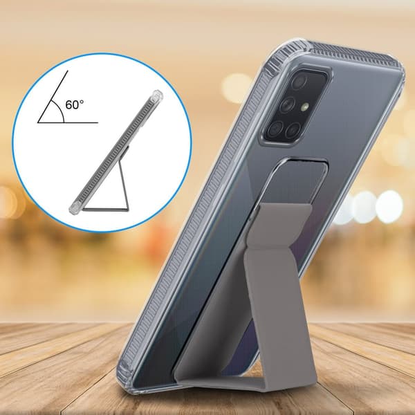 Samsung Galaxy A51 4G / M40s Suojakuori Suojakotelo valmistettu joustavasta TPU-silikonista jossa on pidike ja jalusta-toiminto