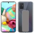 Pikkukuva 7 / 7: Samsung Galaxy A51 4G / M40s Suojakuori Suojakotelo valmistettu joustavasta TPU-silikonista jossa on pidike ja jalusta-toiminto