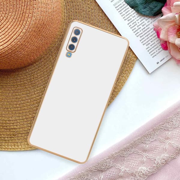 Silikondeksel til Samsung Galaxy A7 2018 med kamerabeskyttelse