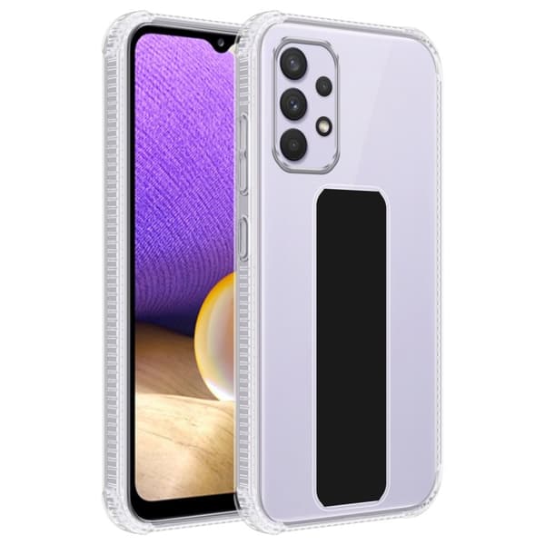 Deksel til Samsung Galaxy A33 5G Beskyttelsesdeksel av fleksibelt TPU-silikon med holder og stativfunksjon