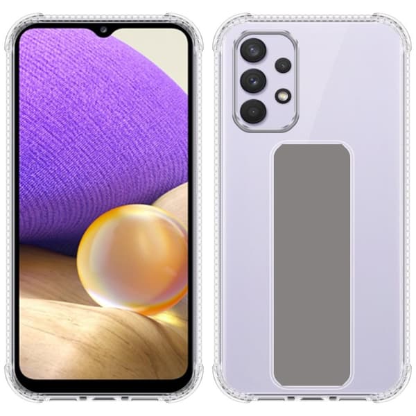Deksel til Samsung Galaxy A33 5G Beskyttelsesdeksel av fleksibelt TPU-silikon med holder og stativfunksjon