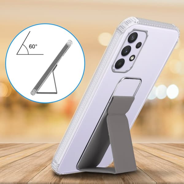 Deksel til Samsung Galaxy A33 5G Beskyttelsesdeksel av fleksibelt TPU-silikon med holder og stativfunksjon