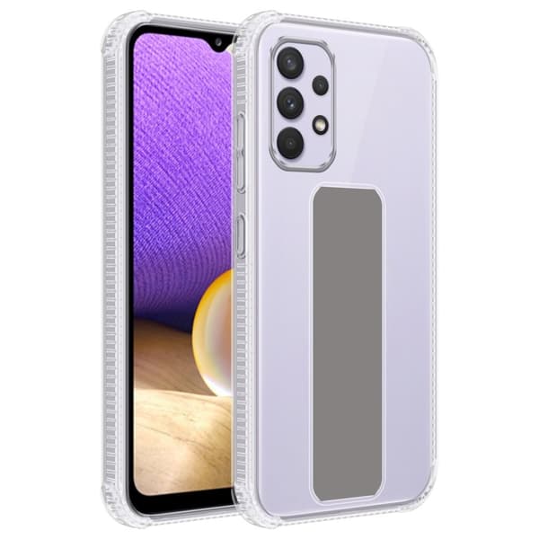 Deksel til Samsung Galaxy A33 5G Beskyttelsesdeksel av fleksibelt TPU-silikon med holder og stativfunksjon