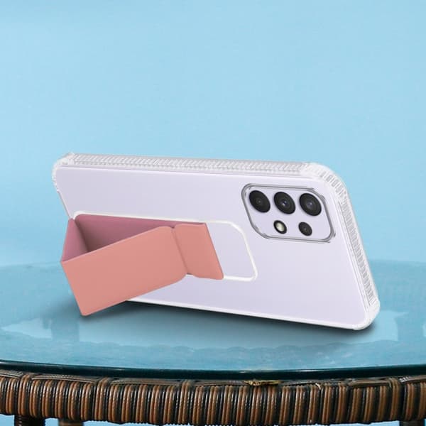 Deksel til Samsung Galaxy A33 5G Beskyttelsesdeksel av fleksibelt TPU-silikon med holder og stativfunksjon