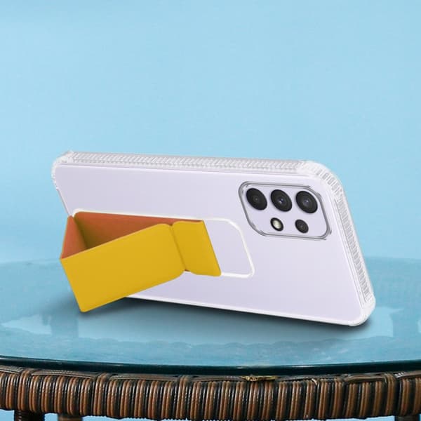 Deksel til Samsung Galaxy A33 5G Beskyttelsesdeksel av fleksibelt TPU-silikon med holder og stativfunksjon