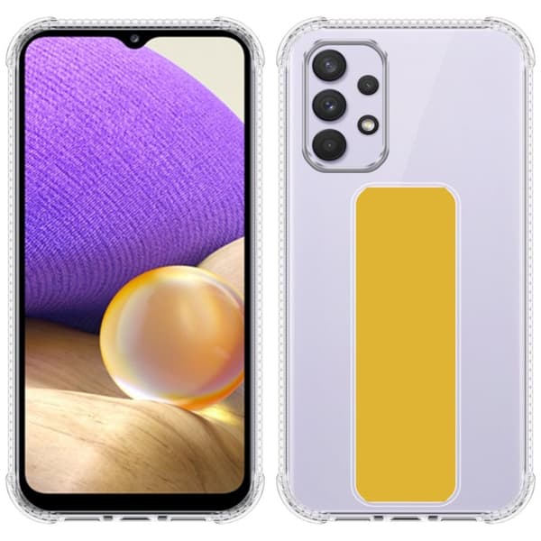 Deksel til Samsung Galaxy A33 5G Beskyttelsesdeksel av fleksibelt TPU-silikon med holder og stativfunksjon