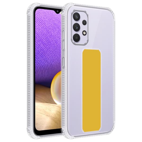 Deksel til Samsung Galaxy A33 5G Beskyttelsesdeksel av fleksibelt TPU-silikon med holder og stativfunksjon