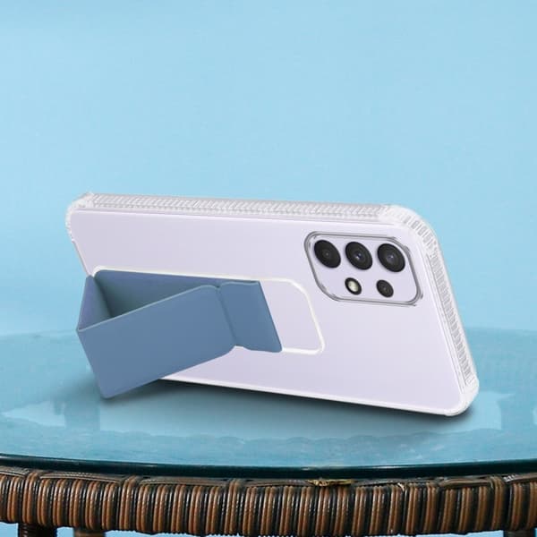 Deksel til Samsung Galaxy A33 5G Beskyttelsesdeksel av fleksibelt TPU-silikon med holder og stativfunksjon