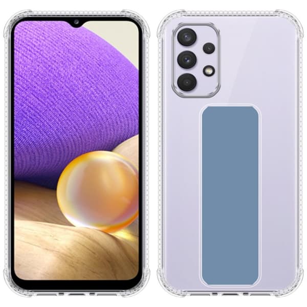 Deksel til Samsung Galaxy A33 5G Beskyttelsesdeksel av fleksibelt TPU-silikon med holder og stativfunksjon