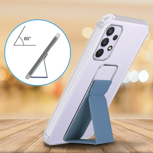 Deksel til Samsung Galaxy A33 5G Beskyttelsesdeksel av fleksibelt TPU-silikon med holder og stativfunksjon
