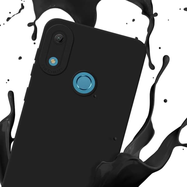 Huawei Y6 2019 Fodral Skal Case Cover av flexibelt TPU-silikon Bobilskydd