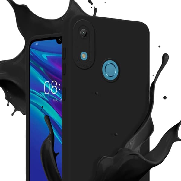 Huawei Y6 2019 Fodral Skal Case Cover av flexibelt TPU-silikon Bobilskydd