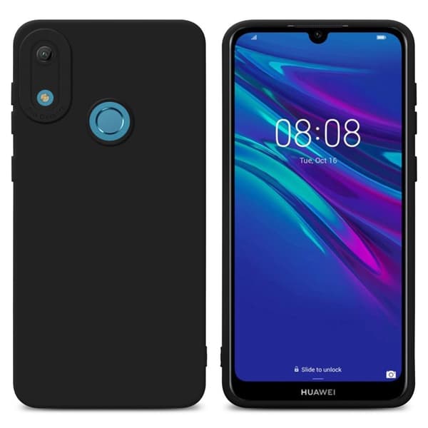Huawei Y6 2019 Fodral Skal Case Cover av flexibelt TPU-silikon Bobilskydd