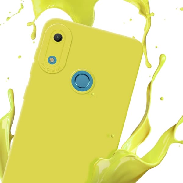 Huawei Y6 2019 Fodral Skal Case Cover av flexibelt TPU-silikon Bobilskydd