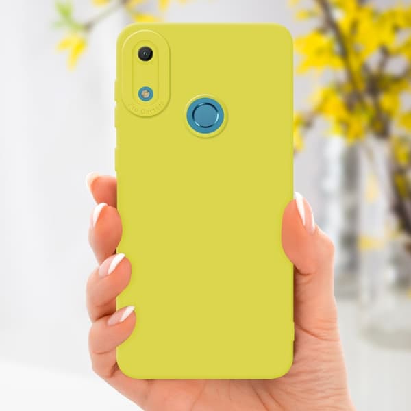 Huawei Y6 2019 Fodral Skal Case Cover av flexibelt TPU-silikon Bobilskydd