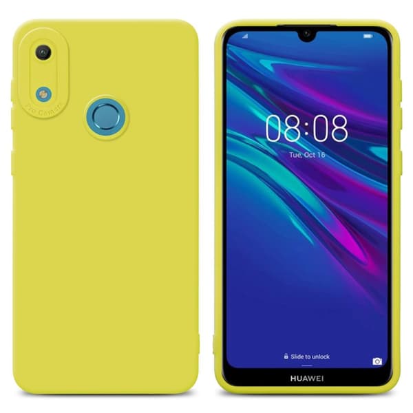 Huawei Y6 2019 Fodral Skal Case Cover av flexibelt TPU-silikon Bobilskydd