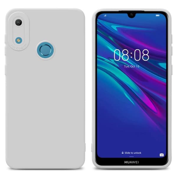 Huawei Y6 2019 Fodral Skal Case Cover av flexibelt TPU-silikon Bobilskydd
