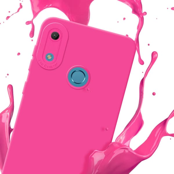 Huawei Y6 2019 Fodral Skal Case Cover av flexibelt TPU-silikon Bobilskydd